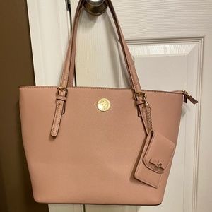 Anne Klein tote bag ( pink ) with pass case